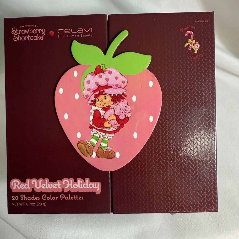 Strawberry Shortcake Red Velvet Eyeshadow Palette - Holiday 2025 Ltd Ed. - NEW!